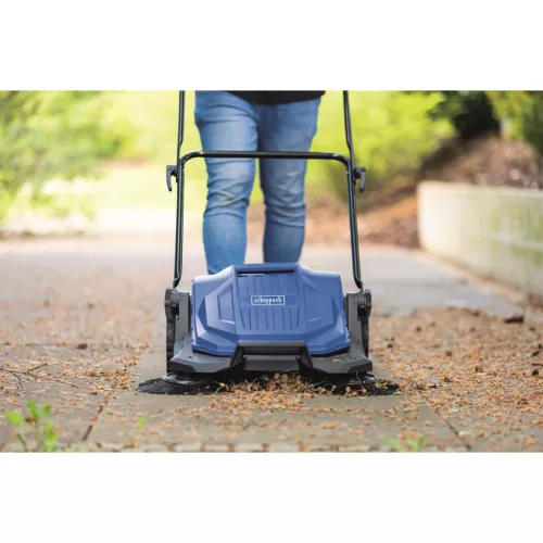 Scheppach S 800 mechanikus seprőgép 65 cm, 20 l tartállyal, áram nélkül, 2600 m²/óra
