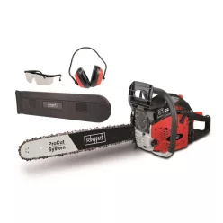   Scheppach BKS 5300 S benzinmotoros láncfűrész 53 cm³, 45 cm vezető + védőszemüveg, fülvédő
