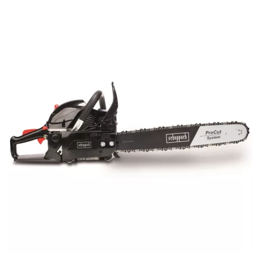Scheppach BKS 5300 S benzinmotoros láncfűrész 53 cm³, 45 cm vezető + védőszemüveg, fülvédő