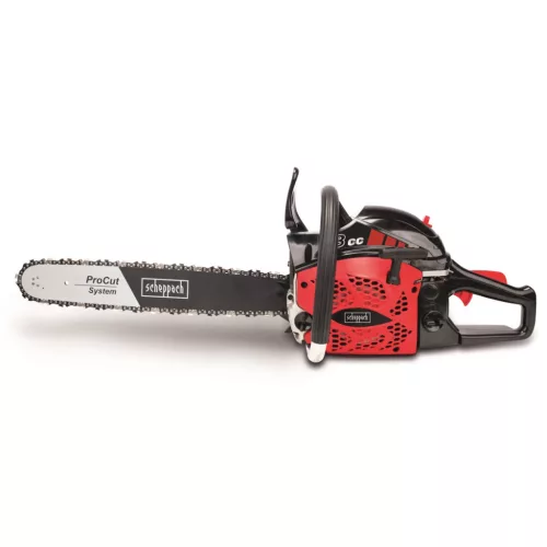 Scheppach BKS 5300 S benzinmotoros láncfűrész 53 cm³, 45 cm vezető + védőszemüveg, fülvédő