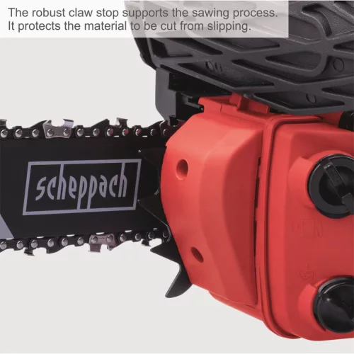 Scheppach PCS 26 benzinmotoros ágnyeső láncfűrész 25 cm³, 25 cm vezető, 3,8 kg