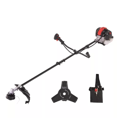 Scheppach PBC 520 benzinmotoros bozótvágó fűkasza 52 cm³, 43 cm damil, 3 fogú késsel
