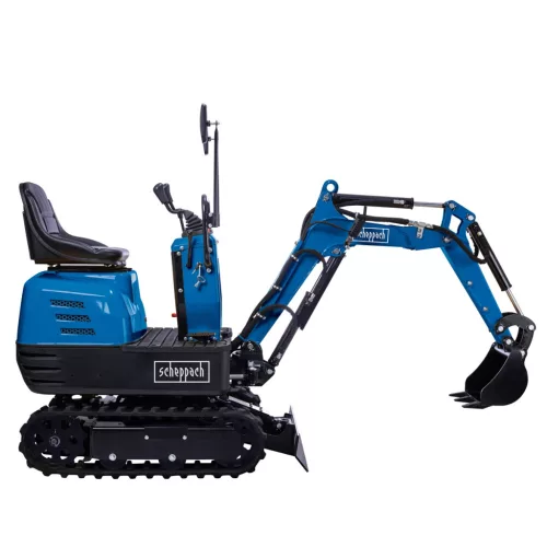 Scheppach EXC 815 mini kotrógép 0,7 t, 690 mm széles, 1,2 m ásásmélység, 360°