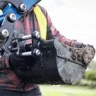 Scheppach EXC 1400 mini kotrógép 1 t, 360°, 1,76 m ásásmélység, 420 cm³ benzinmotor