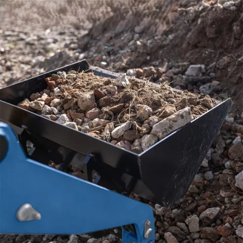 Scheppach MKL 730 hernyótalpas rakodógép 200 kg, 2,5 m emelés, 740 mm széles