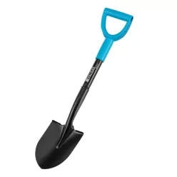   PALISAD 150x205x720mm Mini hegyes végű ásólapát fém nyéllel forgatóval LUXE