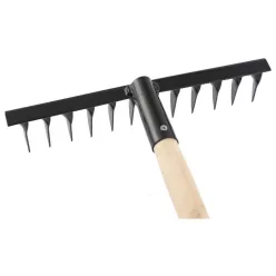 SIBRTEH 12fogas csavartfogú gereblye nyéllel 320mm