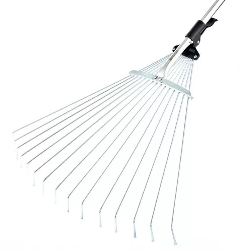 PALISAD 440mm 15fogas lombgereblye teleszkópos nyéllel