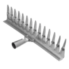 SIBTREH csavart fogú gereblye 14 fogas 340mm (nyél nélkül)