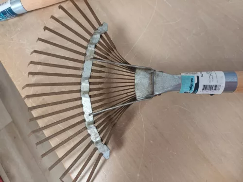 SIBRTEH 365mm 20fogas lombseprű nyéllel GARÁZSVÁSÁR! Rozsdás felület!