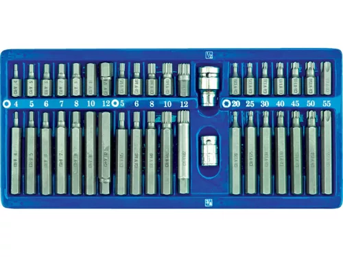 VOREL Bithegy készlet 40 részes Imbusz, Torx , Spline