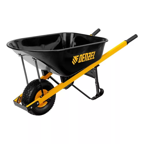DENZEL 230 kg/ 140 L EXPERT építőipari talicska, megerősített, vontatható