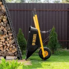 DENZEL 230 kg/ 140 L EXPERT építőipari talicska, megerősített, vontatható