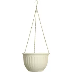Műanyag kerek virágtartó levehető tálcával 24cm