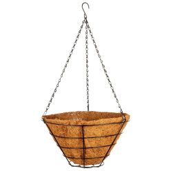   PALISAD 35cm Coco Vita láncos függesztett virágtartó kókuszbetéttel