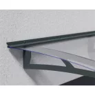 Palram Aquila 1500 bejárati előtető 150x90 cm – bővíthető, polikarbonát ajtó fölé, antracit