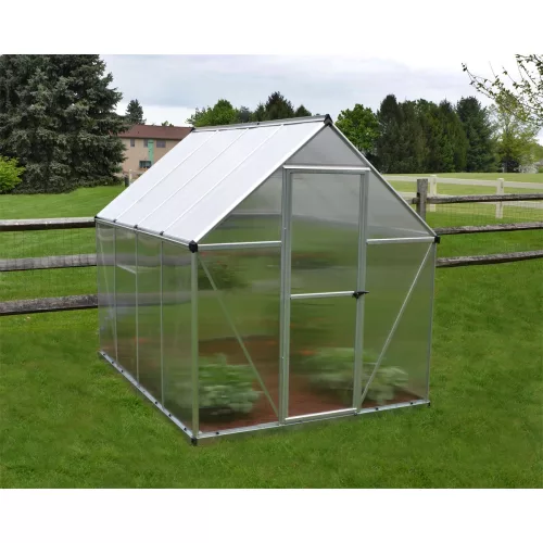 Palram Canopia Multiline 6x8 polikarbonát üvegház 246x185 cm, 4,63 m², alapkerettel