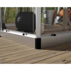 Palram Canopia Hybrid 6x6 polikarbonát üvegház 185x185 cm, 3,51 m², alapkerettel