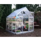 Palram Canopia Hybrid 6x6 polikarbonát üvegház 185x185 cm, 3,51 m², alapkerettel