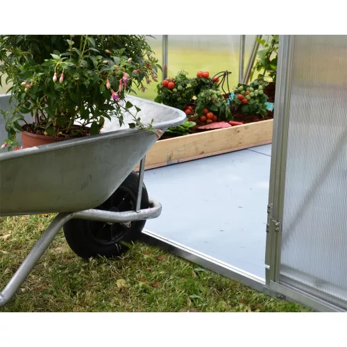 Palram Canopia Multiline 6x6 polikarbonát üvegház 185x185 cm, 3,52 m², alapkerettel