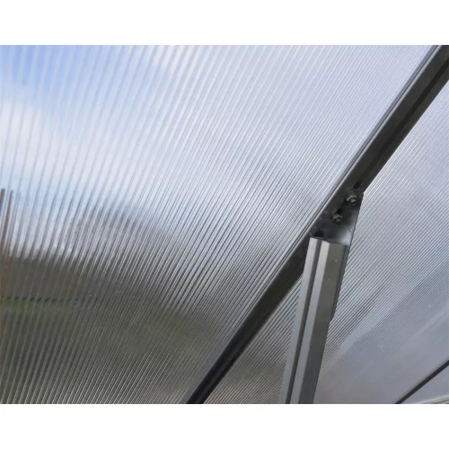 Palram Canopia Hybrid 6x12 polikarbonát üvegház 365x185 cm, 6,85 m², alapkerettel