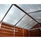 Palram Canopia Skylight 6x8 kerti tároló ház barna, 7,5 m³, polikarbonát, padlóval