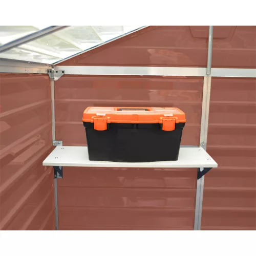 Palram Canopia Skylight 6x5 kerti tároló ház barna, 5 m³, polikarbonát, padlóval