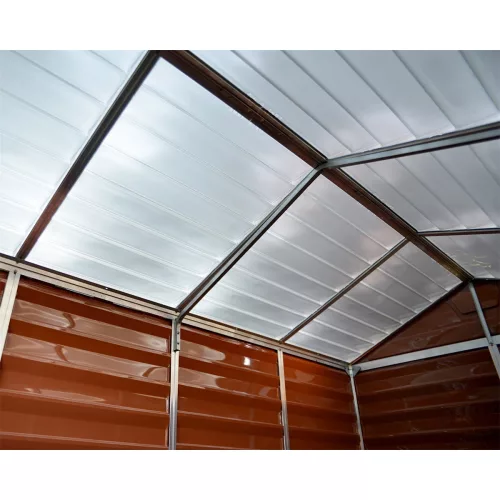 Palram Canopia Skylight 6x5 kerti tároló ház barna, 5 m³, polikarbonát, padlóval