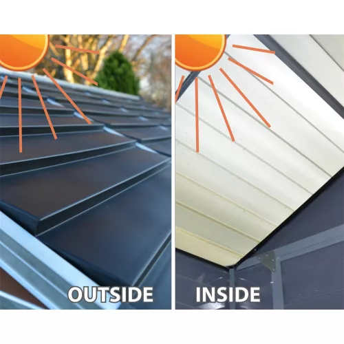 Palram Canopia Skylight 6x5 kerti tároló ház barna, 5 m³, polikarbonát, padlóval