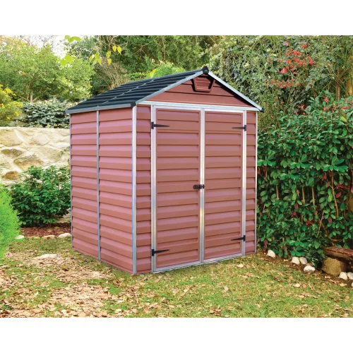 Palram Canopia Skylight 6x5 kerti tároló ház barna, 5 m³, polikarbonát, padlóval