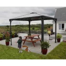 Palram Canopia Palermo 3000 kerti pavilon 295x295x276 cm, 9 m², szellőzőnyílással