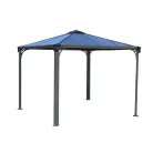 Palram Canopia Palermo 3000 kerti pavilon 295x295x276 cm, 9 m², szellőzőnyílással
