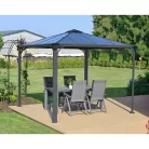 Palram Canopia Palermo 3000 kerti pavilon 295x295x276 cm, 9 m², szellőzőnyílással