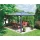 Palram Canopia Martinique 4300 kerti pavilon 430x295 cm, 10,9 m², antracit, polikarbonát tető