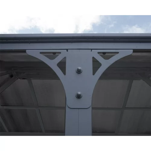 Palram Canopia Martinique 4300 kerti pavilon 430x295 cm, 10,9 m², antracit, polikarbonát tető