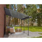 Palram Canopia Sierra 4200 pergola teraszfedő 3x4,25 m, antracit, világos polikarbonát tetővel