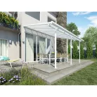 Palram Canopia Sierra 4200 pergola teraszfedő 3x4,25 m, fehér, világos polikarbonát tetővel