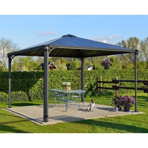 Palram Canopia Palermo 3600 kerti pavilon 360x360x290 cm, 13 m², szellőzőnyílással