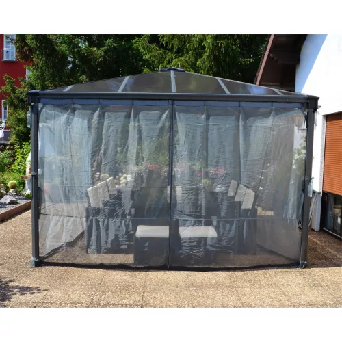 Palram Canopia Palermo 3600 kerti pavilon 360x360x290 cm, 13 m², szellőzőnyílással