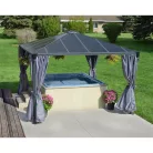 Palram Canopia Palermo 3600 kerti pavilon 360x360x290 cm, 13 m², szellőzőnyílással