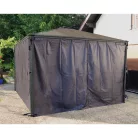 Palram Canopia Palermo 3600 kerti pavilon 360x360x290 cm, 13 m², szellőzőnyílással
