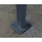 Palram Canopia Sierra 5400 pergola teraszfedő 3x5,46 m, antracit, világos polikarbonát tetővel