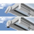Palram Canopia Sierra 5400 pergola teraszfedő 3x5,46 m, fehér, világos polikarbonát tetővel