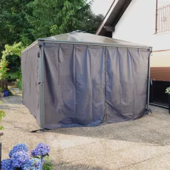   Palram Palermo 3000 és 3600 árnyékoló függöny – oldalsó napvédő pergolához, kerti pavilonhoz