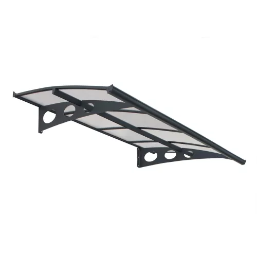 Palram Canopia Herald 2230 bővíthető bejárati előtető, 6 mm polikarbonát, 120 kg/m² hóteher