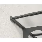Palram Canopia Herald 2230 bővíthető bejárati előtető, 6 mm polikarbonát, 120 kg/m² hóteher