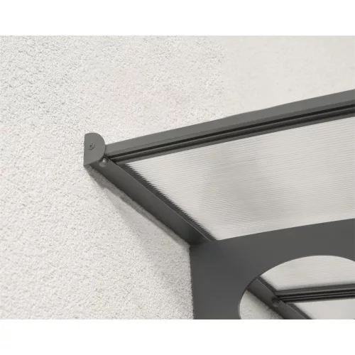 Palram Canopia Herald 2230 bővíthető bejárati előtető, 6 mm polikarbonát, 120 kg/m² hóteher