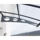 Palram Canopia Herald 2230 bővíthető bejárati előtető, 6 mm polikarbonát, 120 kg/m² hóteher