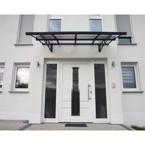 Palram Canopia Herald 2230 bővíthető bejárati előtető, 6 mm polikarbonát, 120 kg/m² hóteher