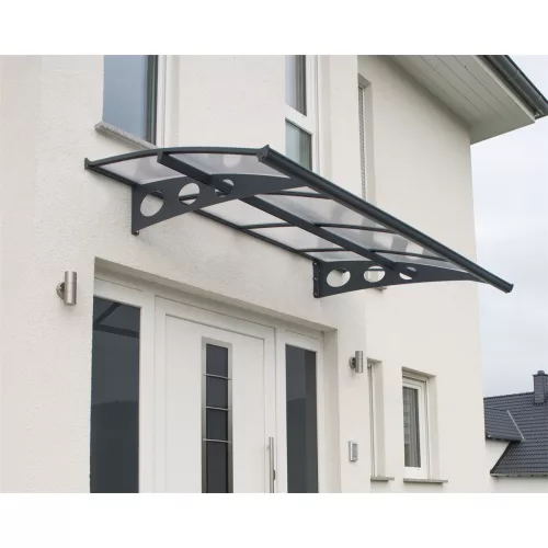 Palram Canopia Herald 2230 bővíthető bejárati előtető, 6 mm polikarbonát, 120 kg/m² hóteher